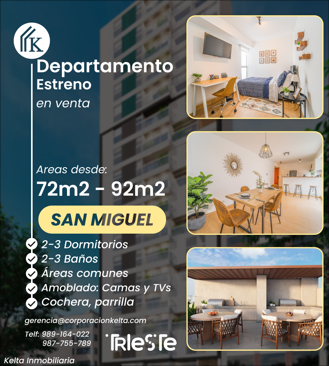Propiedad departamento - Kelta Inmobiliaria
