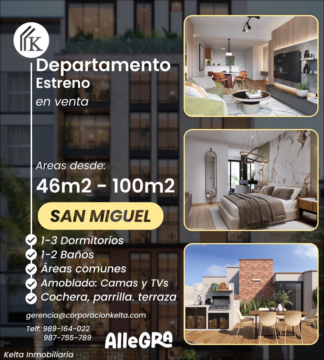 Propiedad departamento - Kelta Inmobiliaria
