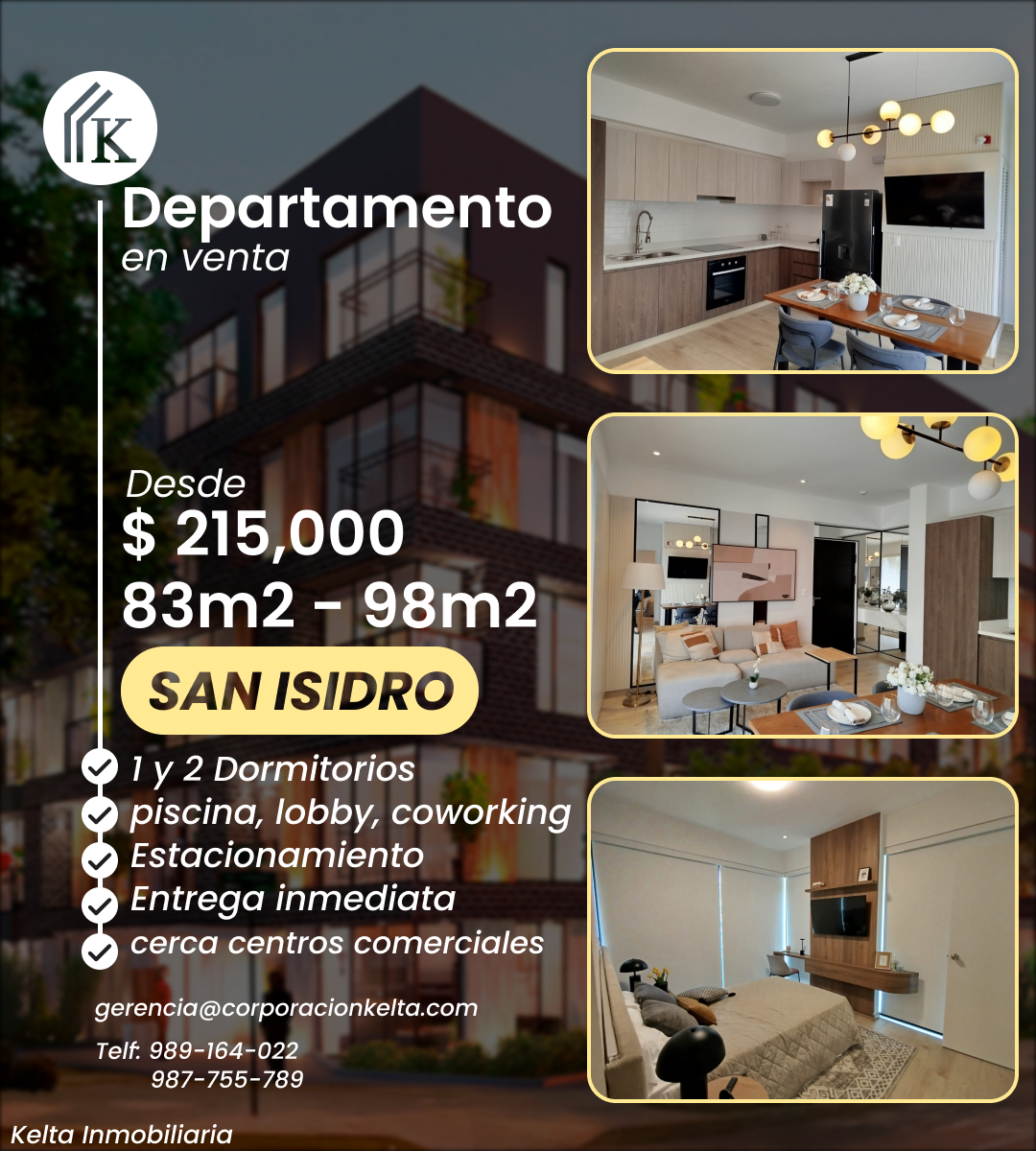 Propiedad departamento - Kelta Inmobiliaria