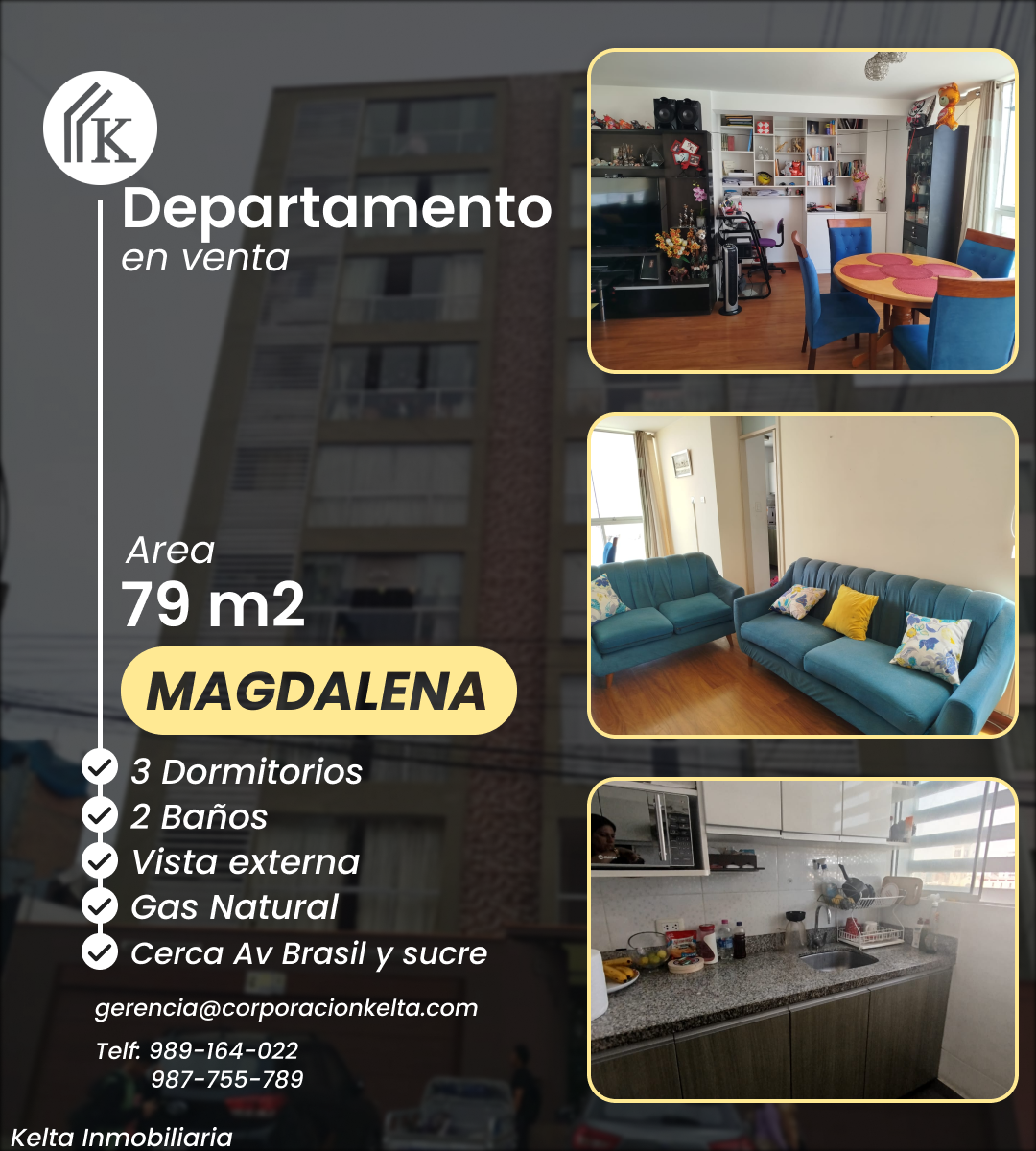 Propiedad departamento - Kelta Inmobiliaria