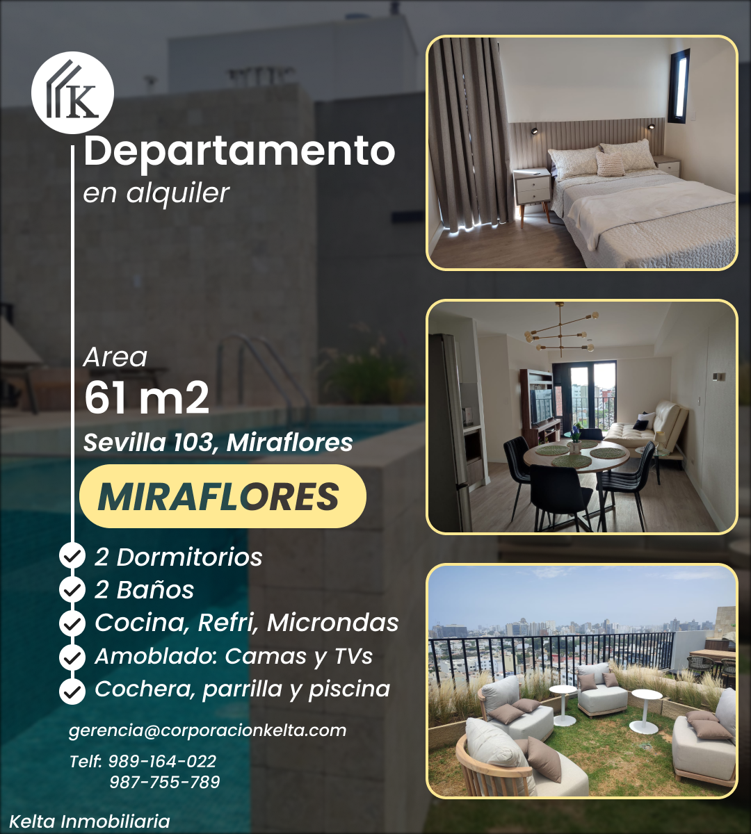 Propiedad departamento - Kelta Inmobiliaria