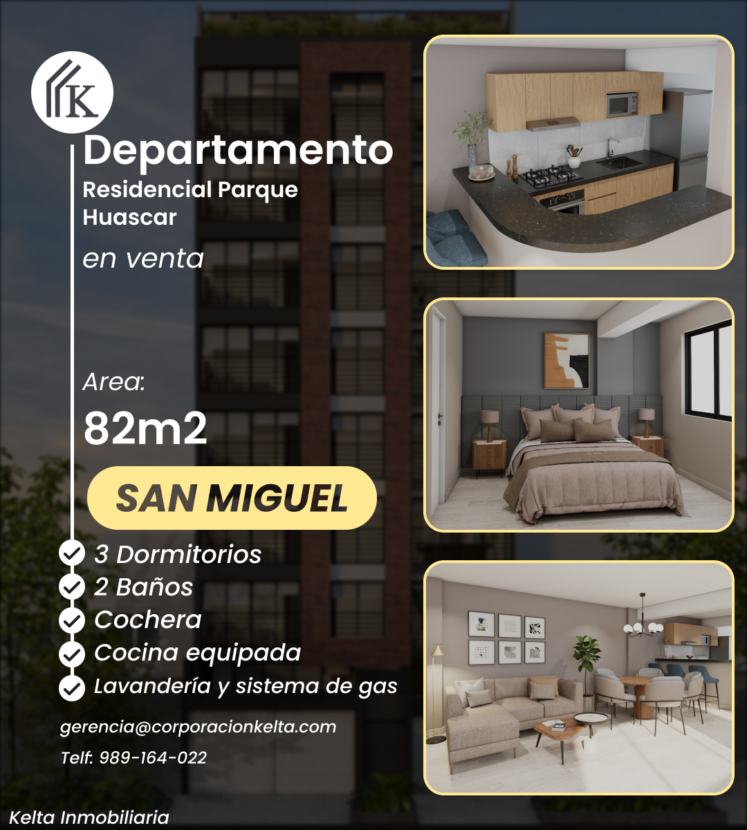 Propiedad departamento - Kelta Inmobiliaria