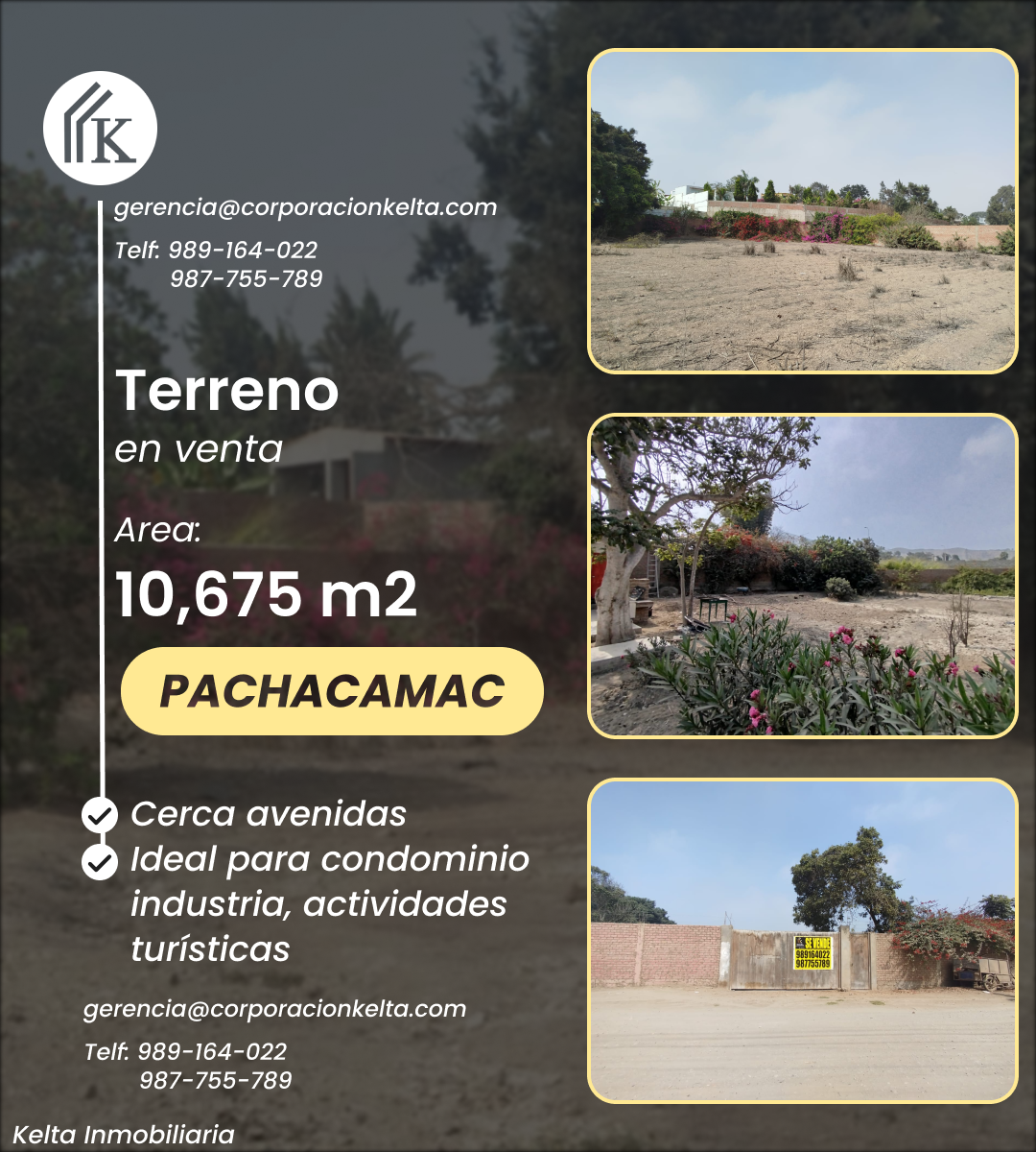 Propiedad terreno - Kelta Inmobiliaria